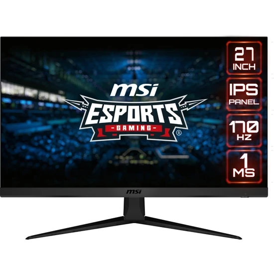 MSI 27" G2712 1920x1080 (FHD) FLAT IPS 170HZ 1MS ADAPTIVE-SYNC  GAMING MONITOR - 1